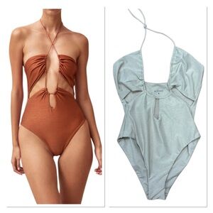 Alohas Kara Halter One Piece Swimsuit